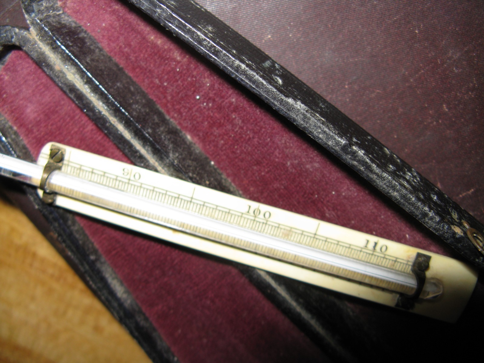 Civil War Era Thermometer, Tiemann,Cased