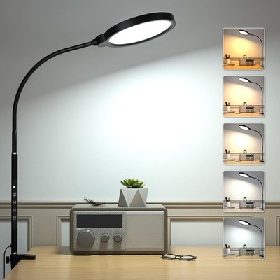 Hensam Touch LED Schreibtischlampe Clip Tischleuchte Augenschutz
