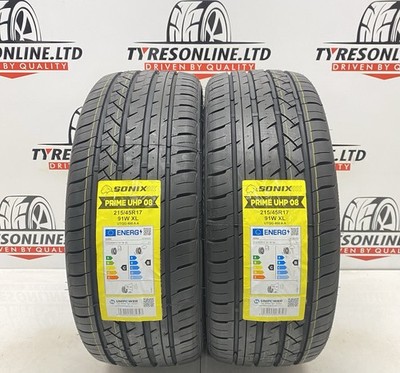 215/45R17 2本セット 2025年 タイヤ SONIX PRIME UH 2 X 215 45 17