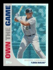 2008 Topps Own The Game: #OTG10 Miguel Cabrera OTG Ref NM-MT OR BETTER