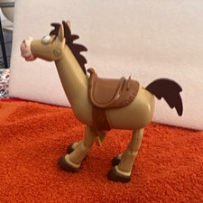 Disney Toy Story Bullseye Poseable Horse Action Figure, Plastic, Tan Brown