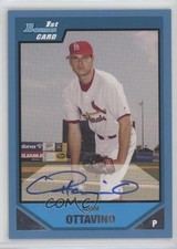 2007 Bowman Prospects Blue 430/500 Adam Ottavino #BP132 Auto 4l6