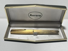 Penna Stilografica Aurora 98 Laminata Oro Vintage
