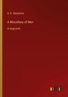 G. K. Chesterton | A Miscellany Of Men | Taschenbuch | Englisch (2022)