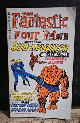 MARVEL THE FANTASTIC FOUR RETURN By Stan Lee - 1967 Lancer Paperback Book 72-169