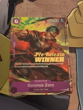 Roronoa Zoro [Winner] P-045 One Piece Promotion Cards for sale | eBay