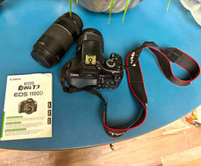 Canon EOS Rebel T3 / 1100D 12.2MP DSLR Black w/ 18-55mm Lens 2.7" LCD