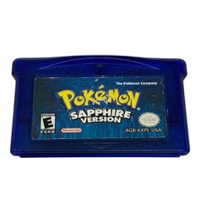 Pokemon Sapphire Version GBA Game Boy Advance Authentic Cartridge Tested USA