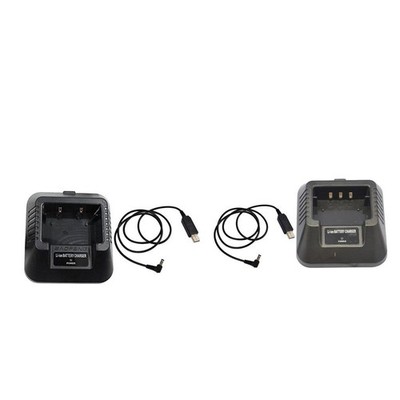   2x USB Ladegerät Adapter für     DM 5R BF F8HP Plus