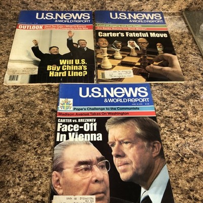 Us News World Report Magazine Lot Of Three (Feb 12, Mar. 18, & June 18, 1979DX-6
