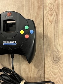 Sega Dreamcast Sega Sports Edition Black Console w/ Controller Cables Tested