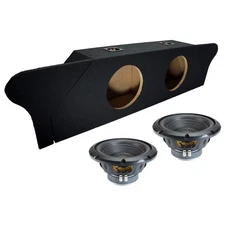 10-15 Chevy Camaro LS, LT, SS Model Dual Alpine W10S4 10" Car Audio Sub Box 250W