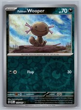 Paldean Wooper 127/197 Common Obsidian Flames Pokemon Reverse Holo Near Mint