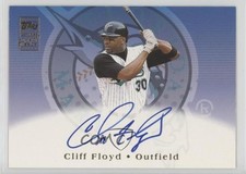 2002 Topps Auto Cliff Floyd #TA-CF Auto av1