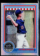 Peyton Osheaski Speckle Refractor 2025 Panini USA Stars & Stripes #135