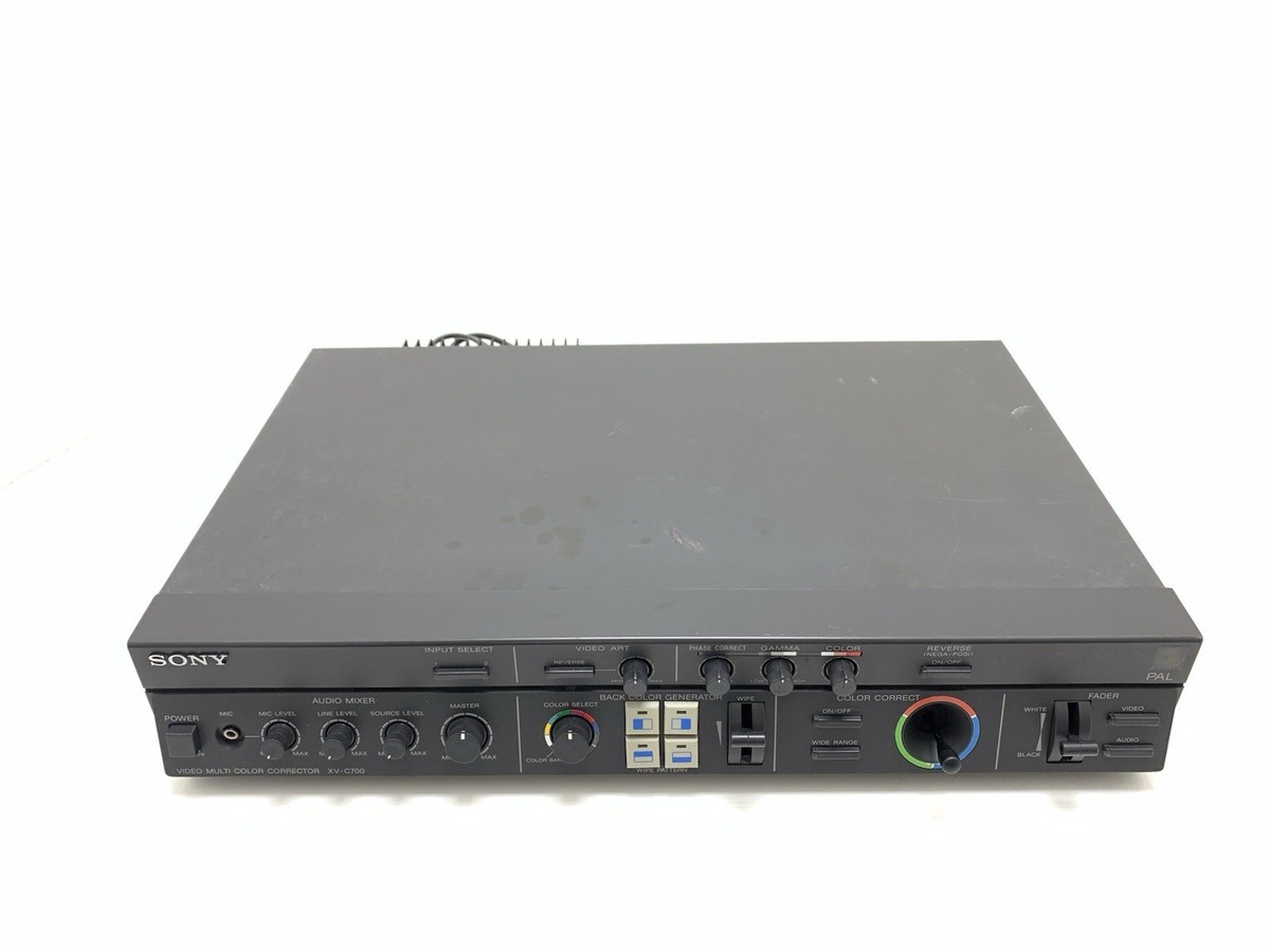 Sony XV-C700 Video Multi Color Corrector Rack Pro Vintage Japan