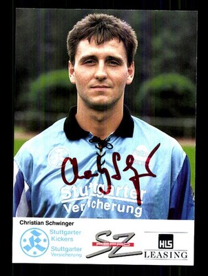 5 Autogrammkarten Stuttgarter Kickers 1992-93 Original Signiert + K 2690