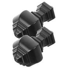 2 Pcs Curtain Rod Finial Ends Decorative Cap Rods for Living Room