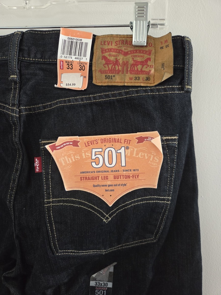 ブラック36 Levis 501 Original Shrink To Fit Button Fly Jeans Rigid Black Jean