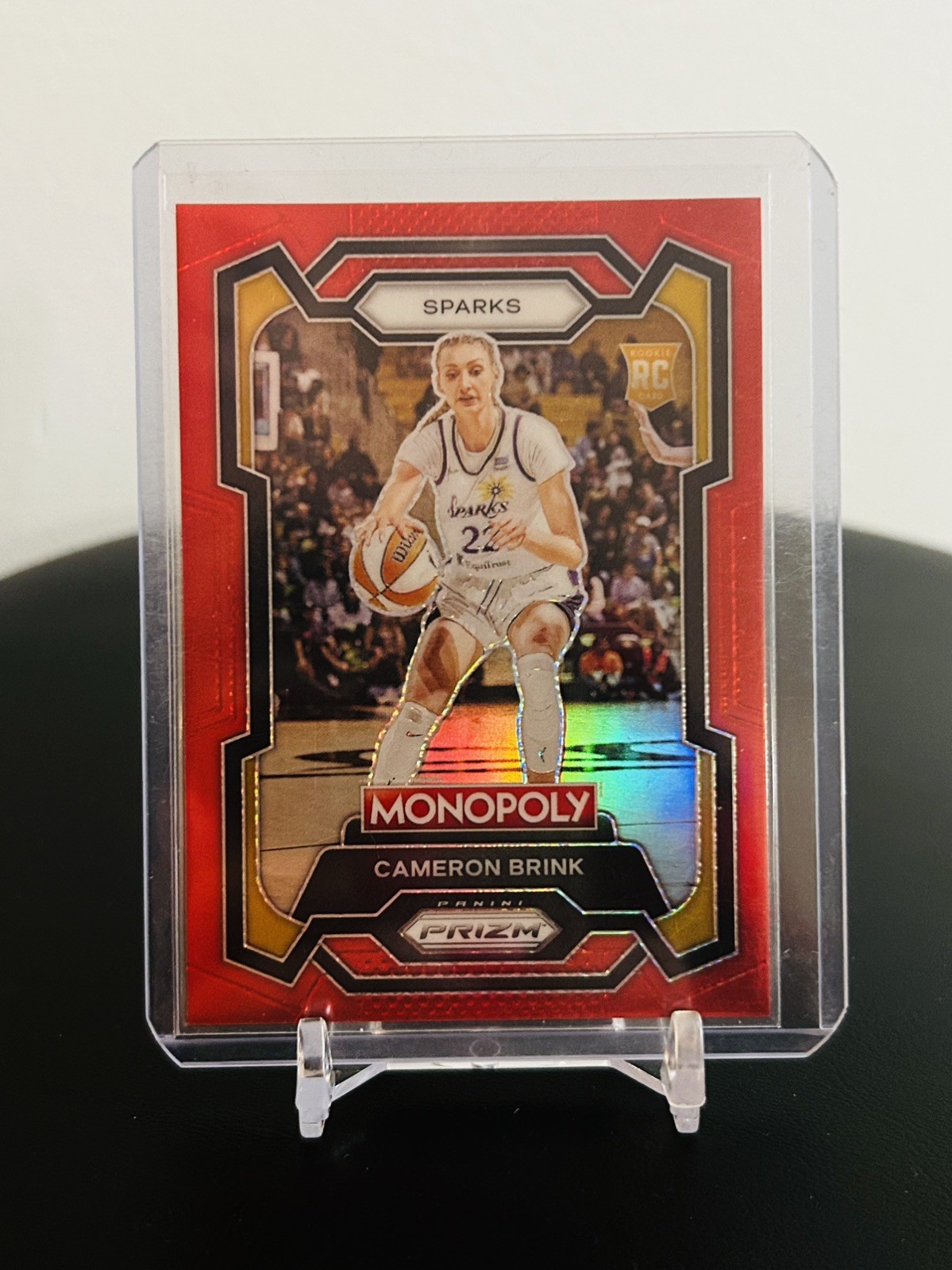 2024 Prizm Monopoly WNBA Cameron Brink Rookie #39 RED PRIZM /99 - LA Sparks