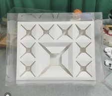 8 Cupcake Box Confezione Trasparente Trattare Confezione Regalo Con Bento Cake Bianco Confezione da 5