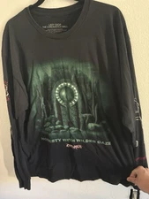 Lady Gaga Chromatica Ball T-Shirt Small Black Long Sleeve Concert Tour 2023