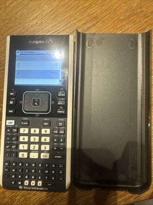 Texas Instruments Ti Nspire CX CAS Graphing Calculator w/ Charging Cable & Cover