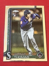 RHYLAN THOMAS Rookie 2025 Topps Chrome Update USC185 Seattle Mariners RC