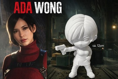 Ada Wong Figur 12cm | beweglicher Kopf  | Fan Art | pla+
