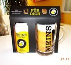 WEIHNACHTEN - Männer Geschenk - Bier Krug + 1 Paar Socken in Bierdose - NEU !!