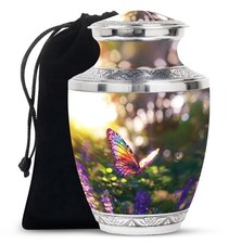 Butterfly Serene Memorial Urns for Human Ashes Adult Female 10 Inch