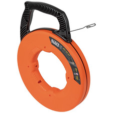 Klein Tools 56334 Electrical Fish Tape Steel Wire Puller Double Loop Tip