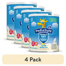 (4 pack) PediaSure Grow & Gain Shake Mix Powd...