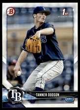 2018 Bowman Draft Tanner Dodson Tampa Bay Rays #BD-78