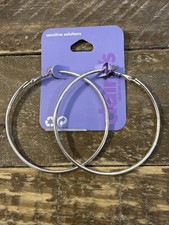 Claire  s Sensitive Solutions Hoop Earrings-Brand New-SHIPS N 24 HOURS
