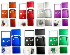 Unhinged Metal GBA SP Housing Boxy Style for Nintendo GameBoy Advance SP Pixel