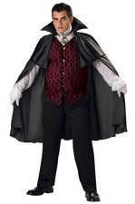 Brand New Classic Vampire Dracula Plus Size Costume