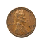 1939 D  Lincoln Wheat Cent, Penny Fine Condition