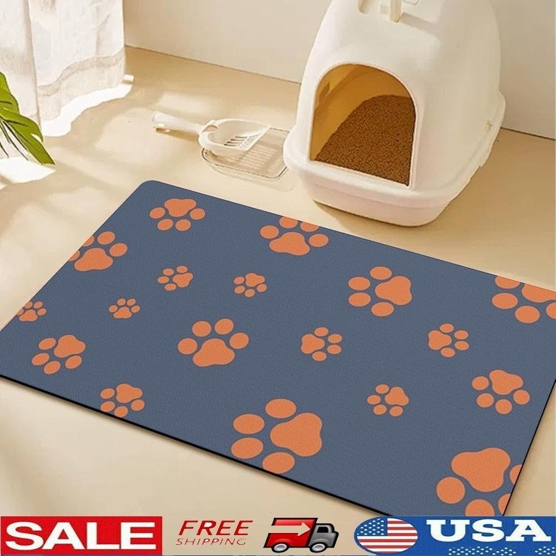 Mat Anti-slip Waterproof Feeding Mat Easy Clean Absorbent