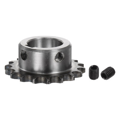 ISO/DIN 06B-1 Roller Chain Sprocket B Type 25mm Bore, Hardened 18 Tooth
