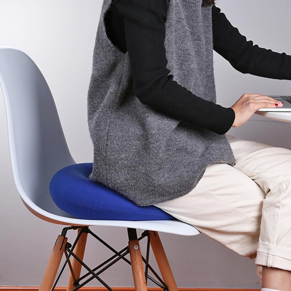 PVC Chair Mat Ring Round Inflatable Massage Seat Pads for Elderly (Dark