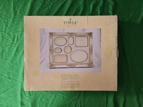 TOWLE SILVERSMITHS SIGNATURE FRAME AND FRAME ALBUM COLLECTION NIB OLD STOCK - Afbeelding 1 van 3