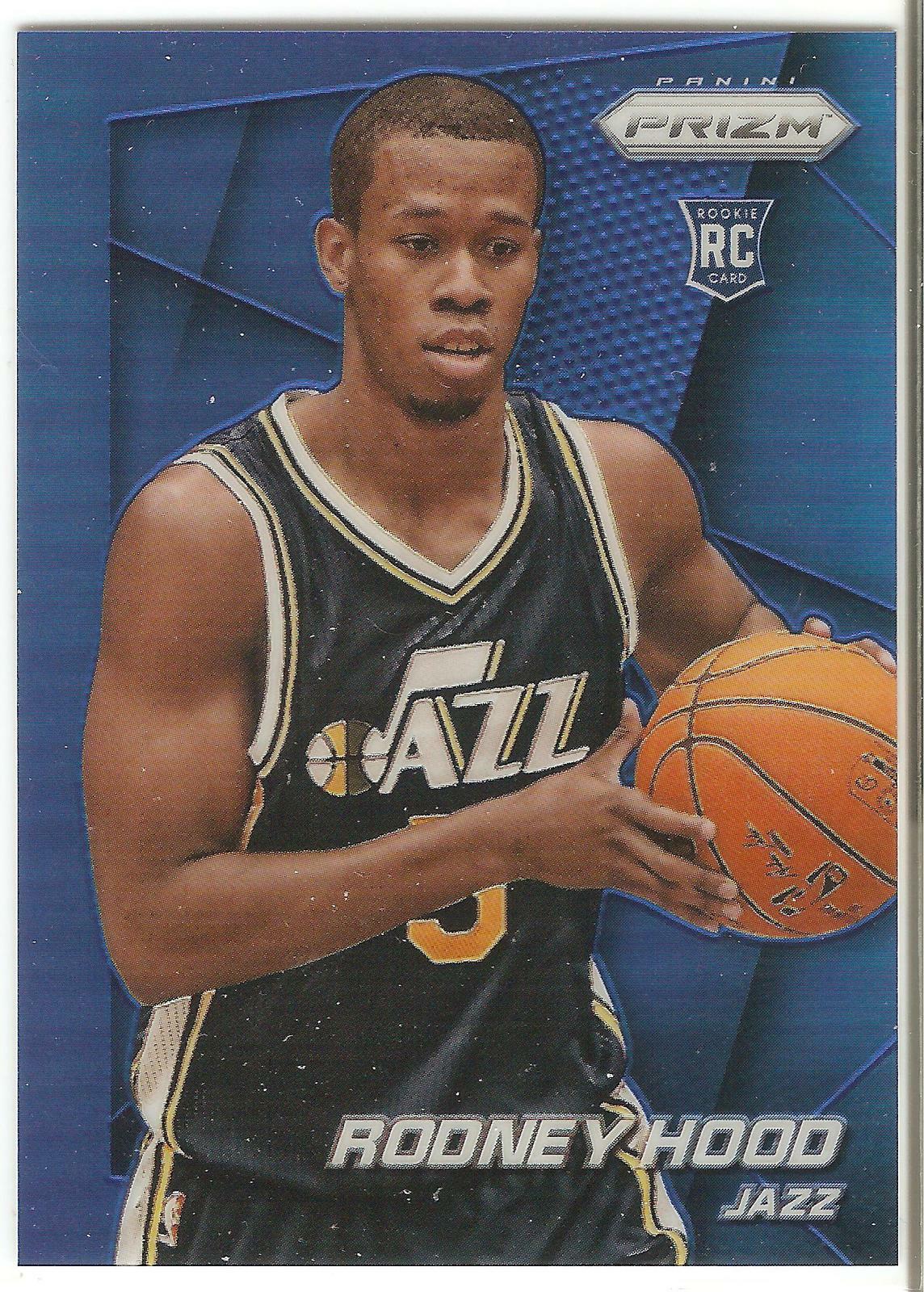 Rodney Hood Prizm 14-15 #270 Blue Refractor Rookie #'d 33/99 Utah Jazz Duke