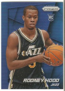 Rodney Hood Prizm 14-15 #270 Blue Refractor Rookie #'d 33/99 Utah Jazz Duke