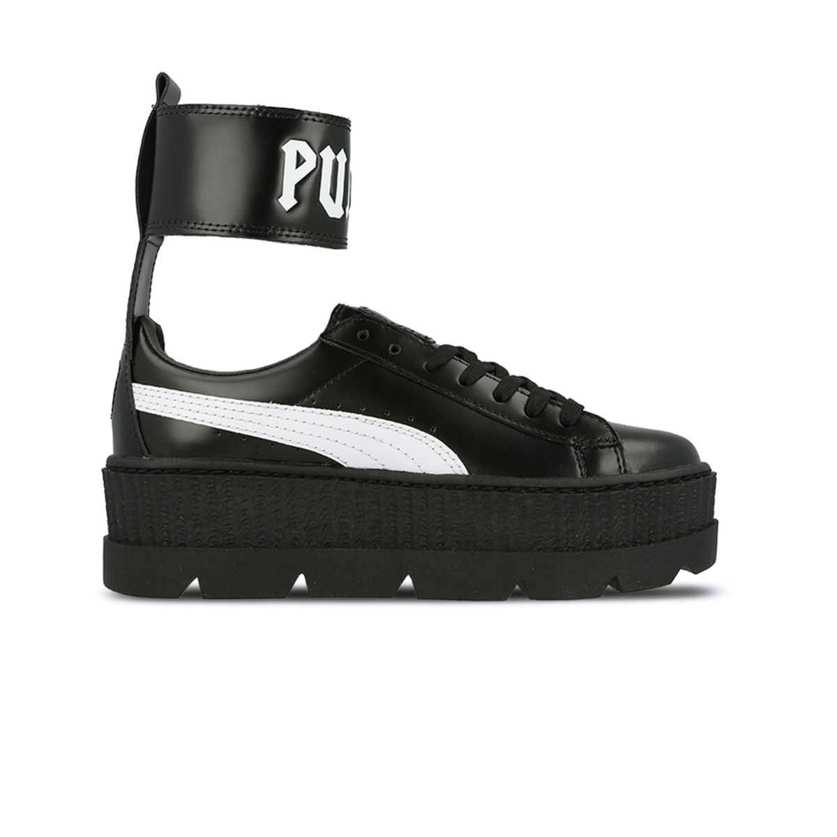 Puma Fenty By Rihanna x Ankle Strap Mid Black Lace Up Womens Puma Fenty By Rihanna x Ankle Strap Mid Black Lace Up Womens