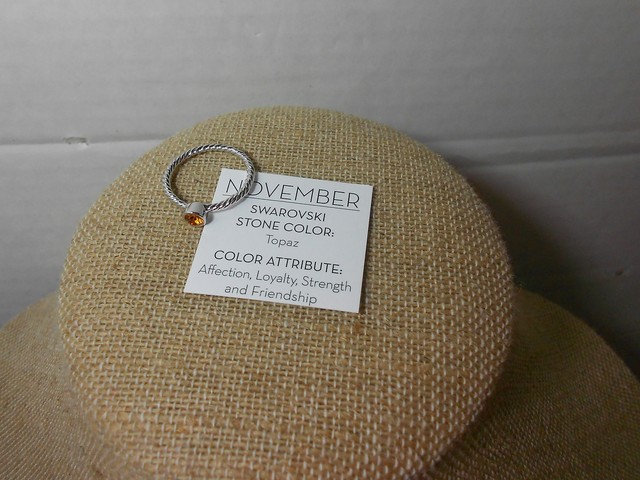 touchstone crystal birthstone rings