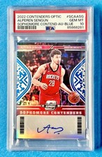 2022 Contenders Optic Alperen Sengun Soph Contenders Auto Blue 6/75 PSA 10 POP 1
