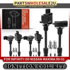 6x Ignition Coil & IRIDIUM Spark Plug Kits for Nissan Maxima INFINITI I30 00-01