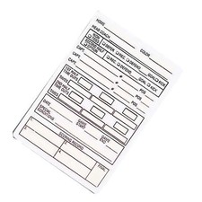 SMITTY, Plastic Reusable Football Game Card, ACS-535, Officials Choice