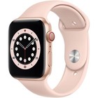 Apple Watch Series 6 44mm (komórkowy) Aluminium Złoty Różowy Pasek sportowy - Dopuszczalny